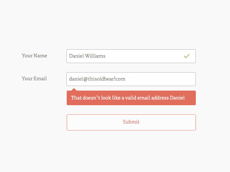 web form